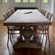 Monastery table in solid old oak – SUN 400 by 120 cm