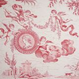 Tête de lit toile de Jouy