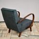 H 410 armchair designed by Jindrich Halabala, Czechoslovakia, 1940s
