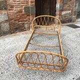 1-seat rattan basket bed