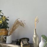 Old telephone 1980 socotel brown bakelite