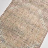 Tapis de couloir vintage doux marron crème 3x10 90x306 cm SK 21941
