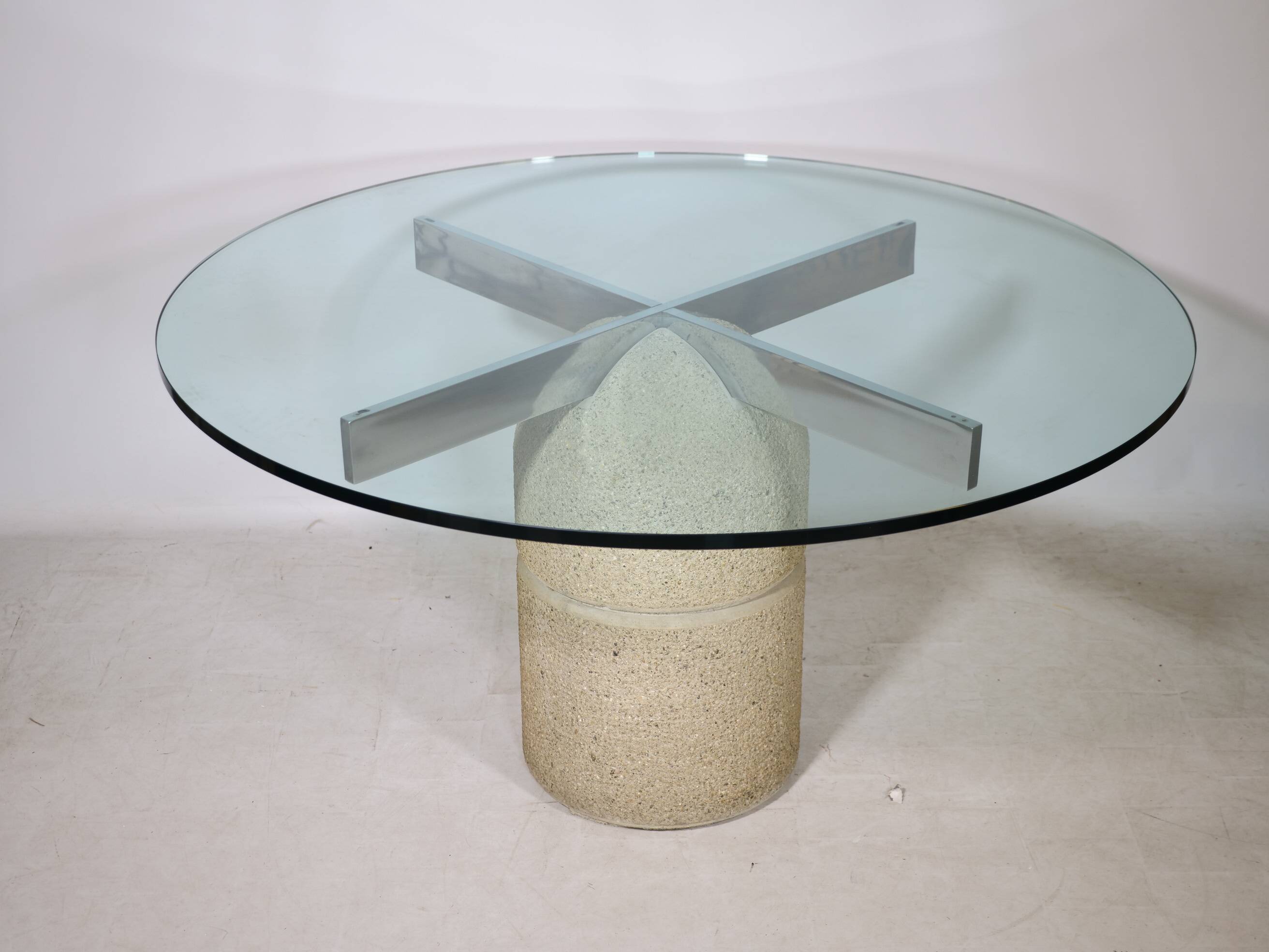 Paracarro Dining Table by Giovanni Offredi for Saporiti Italia, 1970s