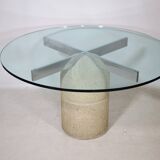 Paracarro Dining Table by Giovanni Offredi for Saporiti Italia, 1970s