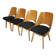 Dining Chairs by Radomir Hoffman for Ton, 1950s, Set of 4