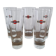 Set of 5 glasses Long Drink Martini vintage