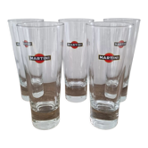 Lot de 5 verres Long Drink Martini vintage