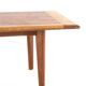Teak with oak coffee table - mid century modern - vintage