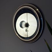 Round metal mirror, Italy 1970s