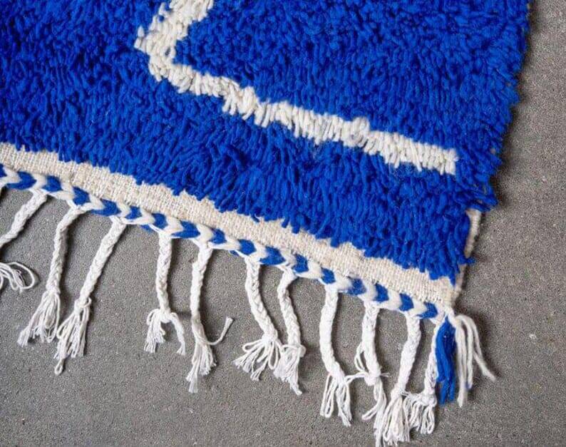 Traditional handmade Berber Azilal rug