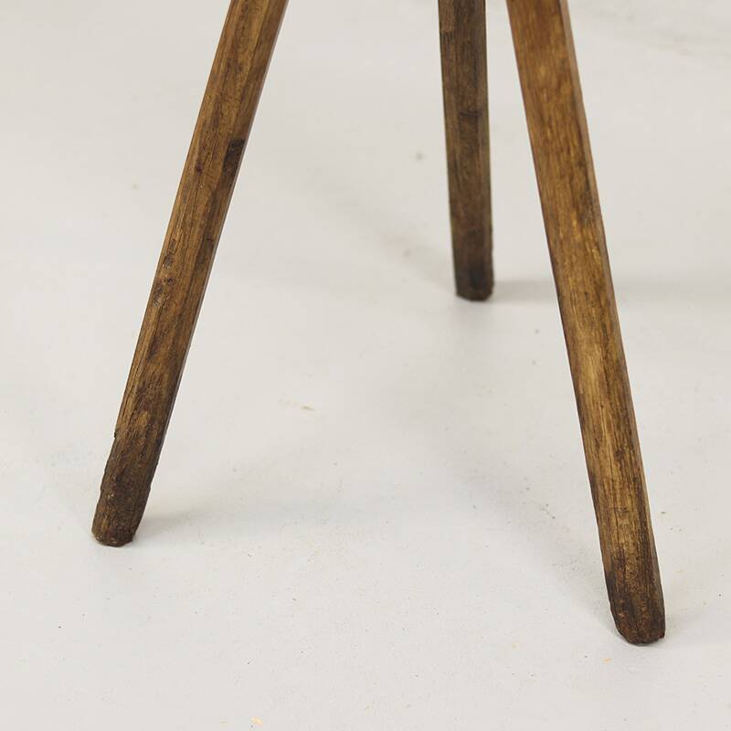 Antique Wabi Sabi Primitive oak butcher block