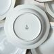 7 Winterling Marktleuthen Bavaria porcelain soup plates in white and gold