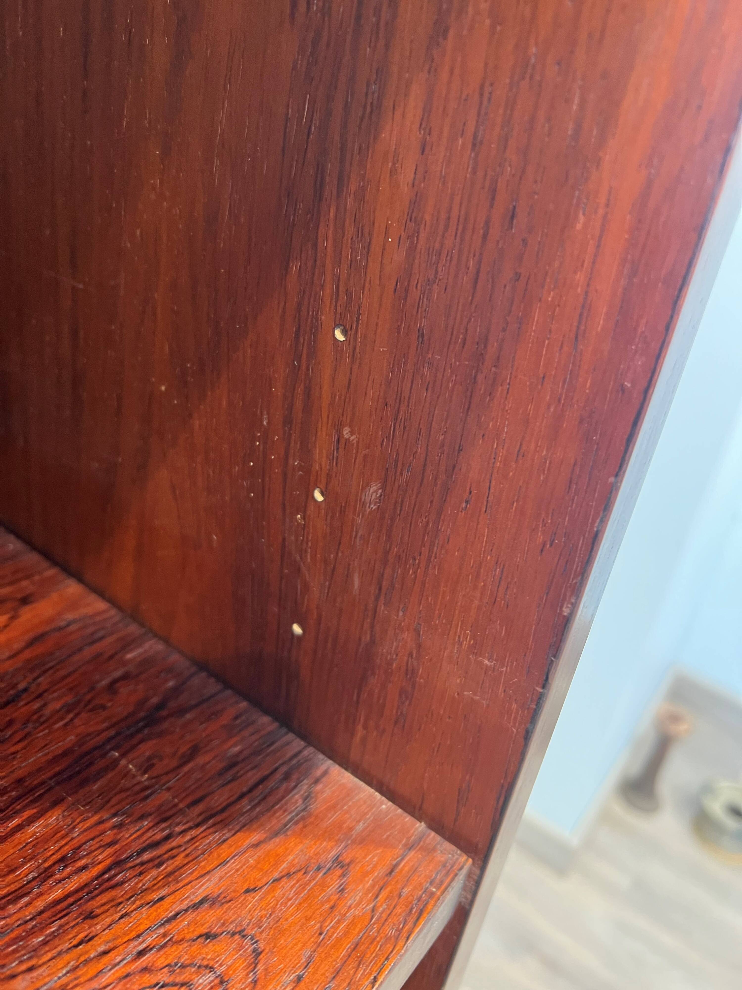 Scandinavian bookshelf made of Rio rosewood Denmark