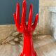 Hand baguier and soliflore in vintage ceramic