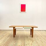 Mid Century Teak Coffee Table, Sofa Table, 1950s, 1960s