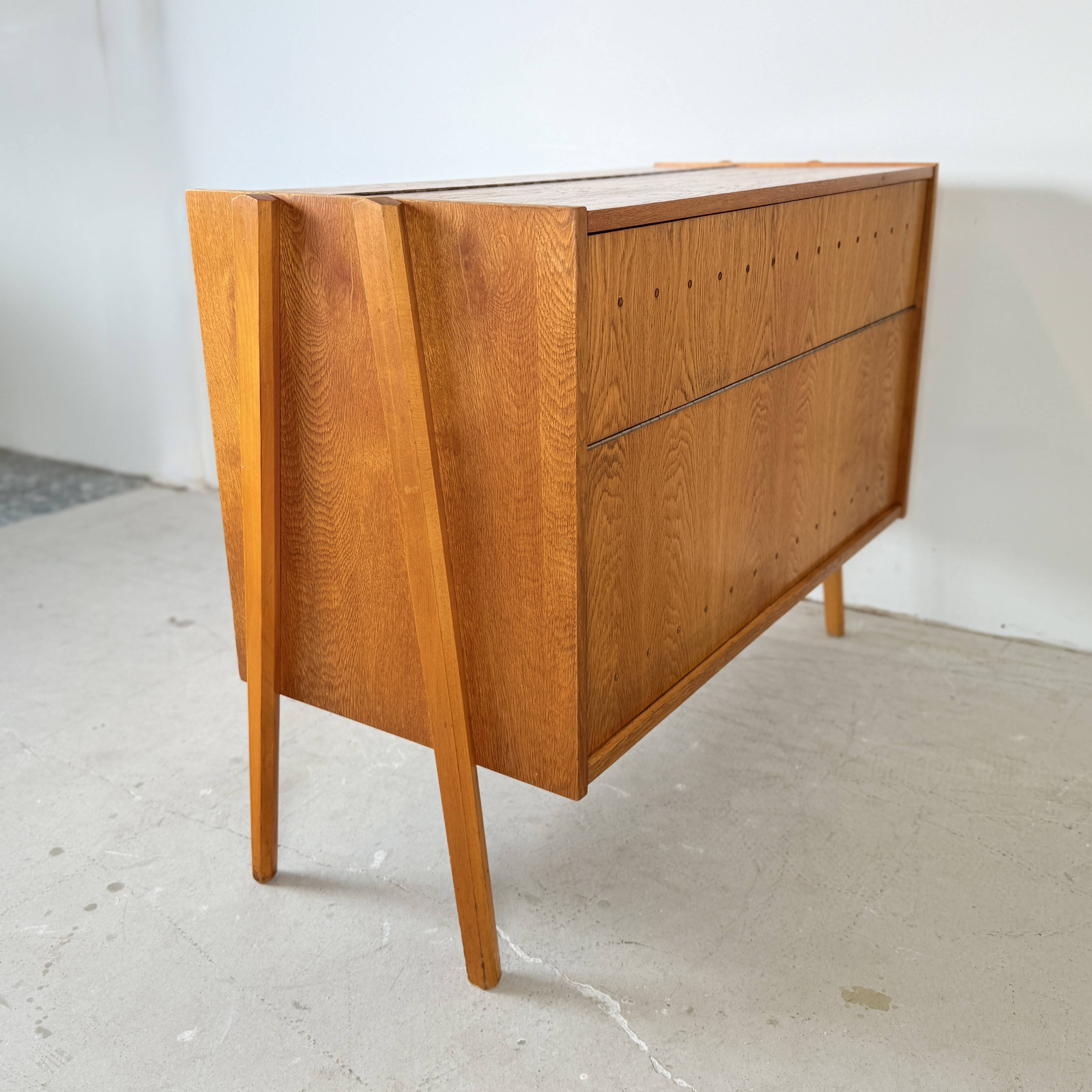 Vintage blanket chest/ toy chest, Frantisek Jirak