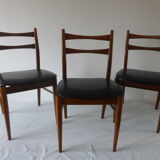 3 scandinavian style chairs 1960