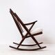 Rocking chair by Frank Reenskaug for Bramin, 1960s - New White Boucle Fabric