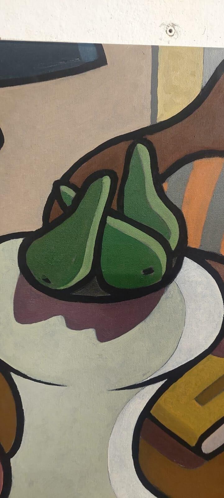 Oil painting still life Franco Prayer (1924) 60x50 cm