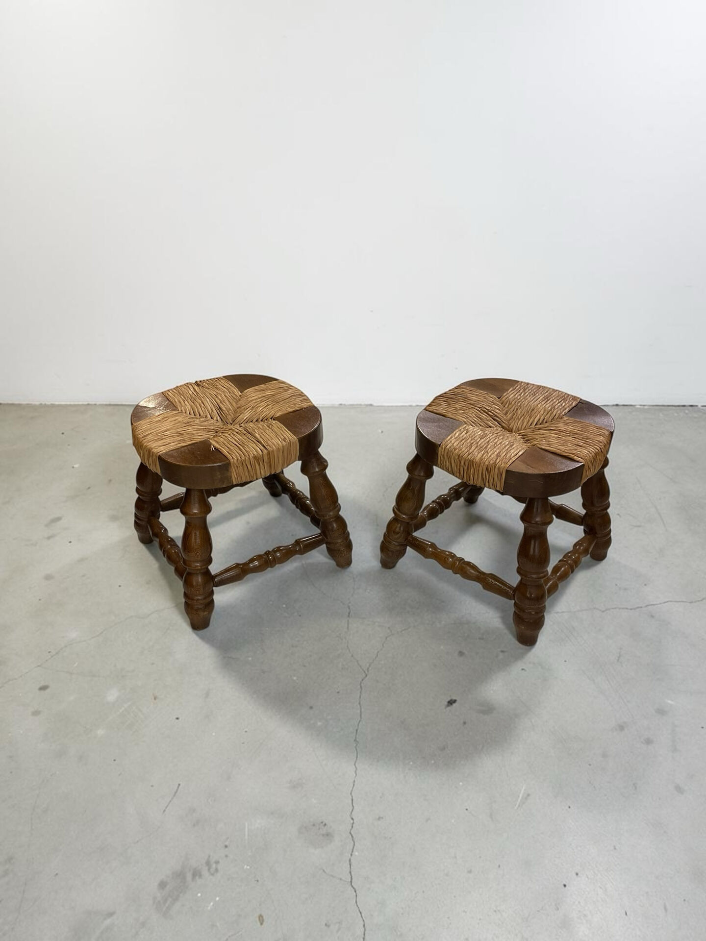 Paire de tabourets 1950