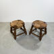 Paire de tabourets 1950