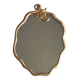 Gilded mirror with bird by Edouard Rambaud, 1990s