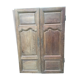 Pair of antique oak closet doors