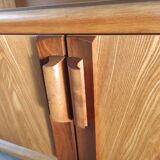 Vintage chest of drawers with triptych mirror, 60's