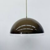 Mushroom hanging lamp brown , 1970s