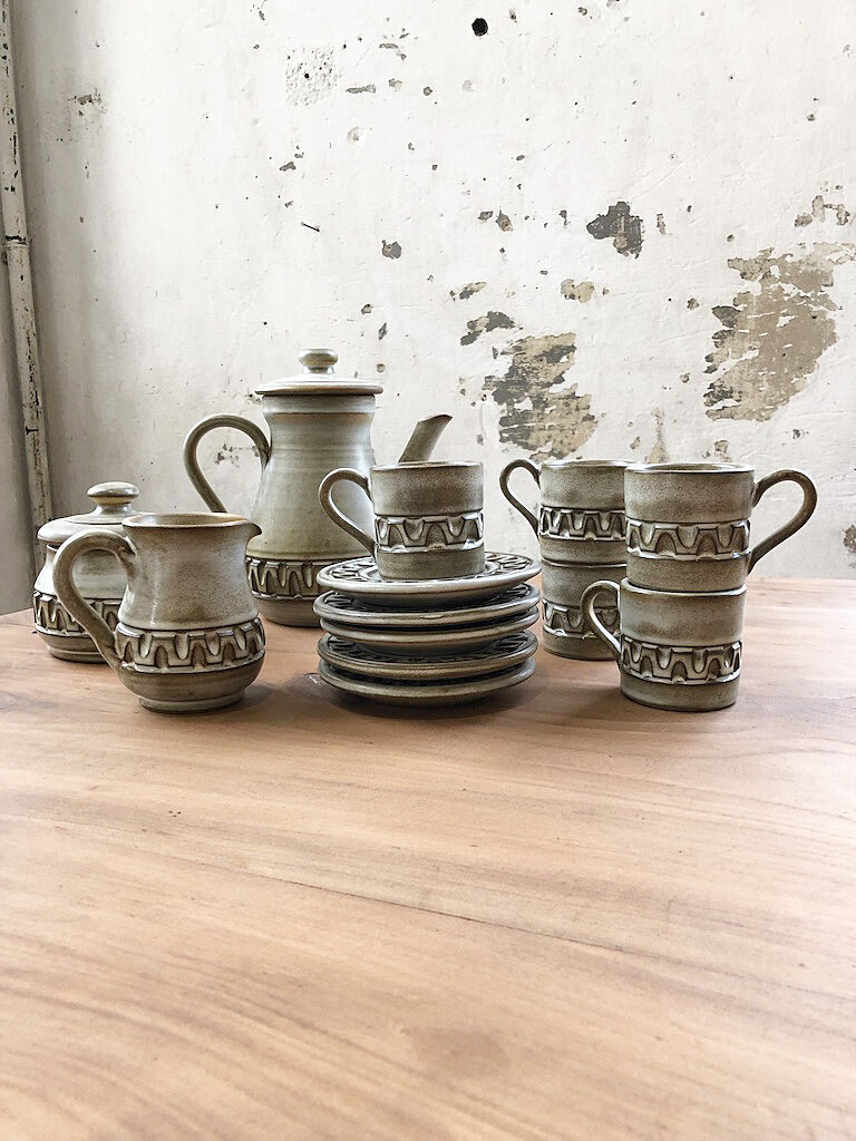 Coffee service - 6 cups Besson Vallauris