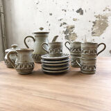 Coffee service - 6 cups Besson Vallauris