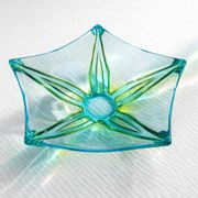 Large vintage blown glass decorative bowl