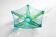 Large vintage blown glass decorative bowl