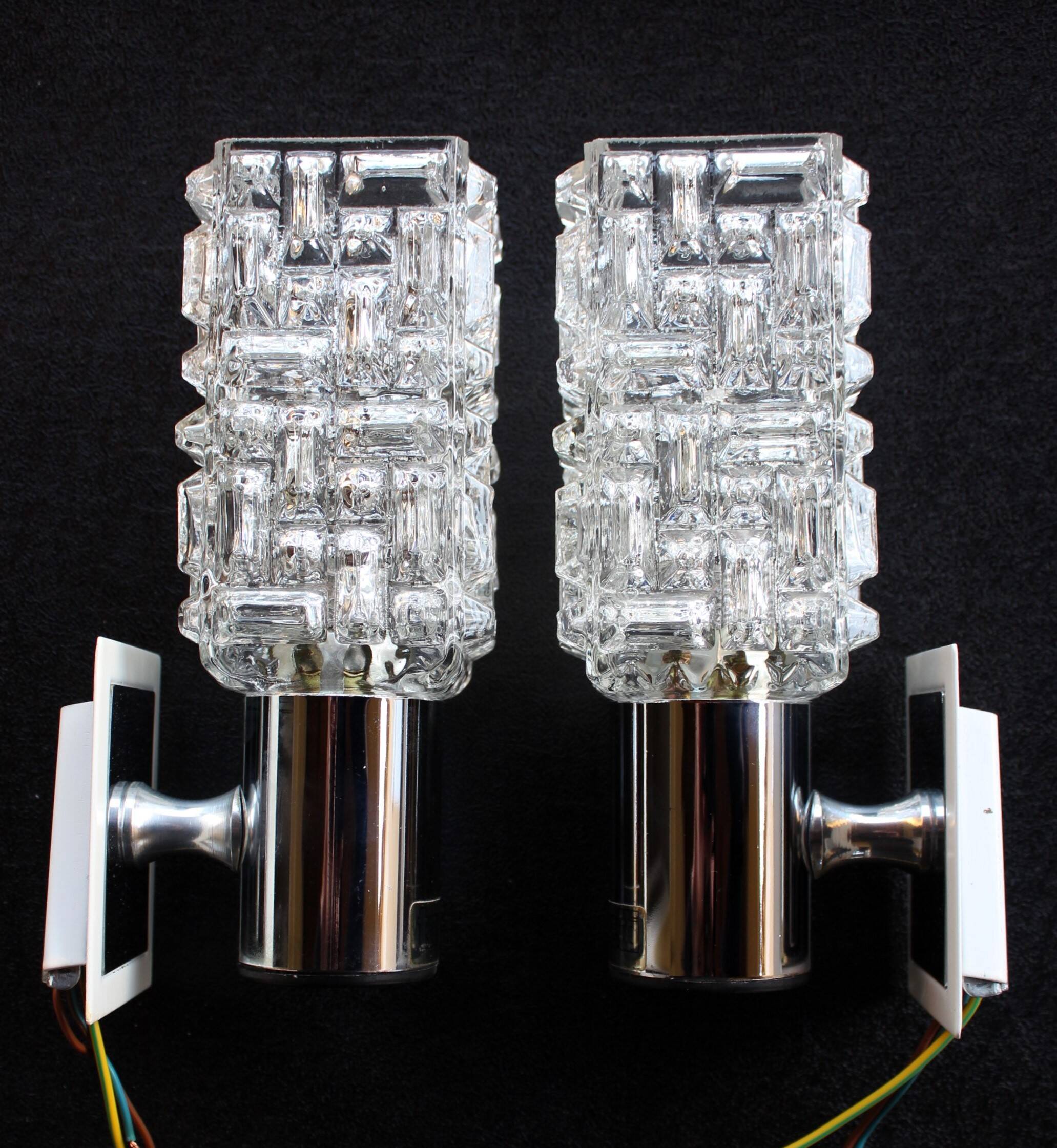 Vintage Targetti wall sconces 1970s