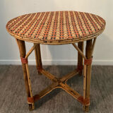 Rattan table from the 60s