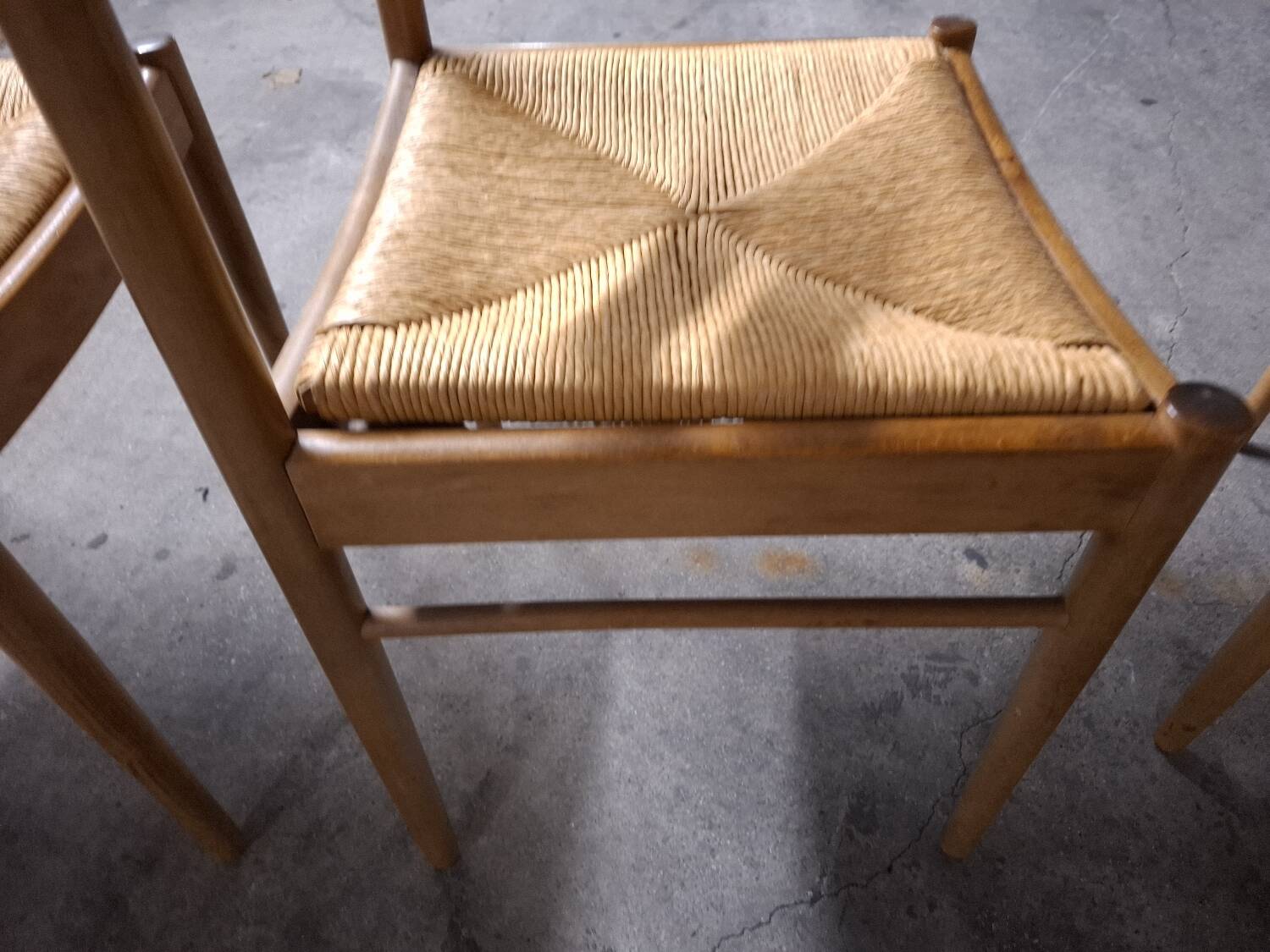 Set of 4 Dal Vera design chairs, Italy, 60s, 70s