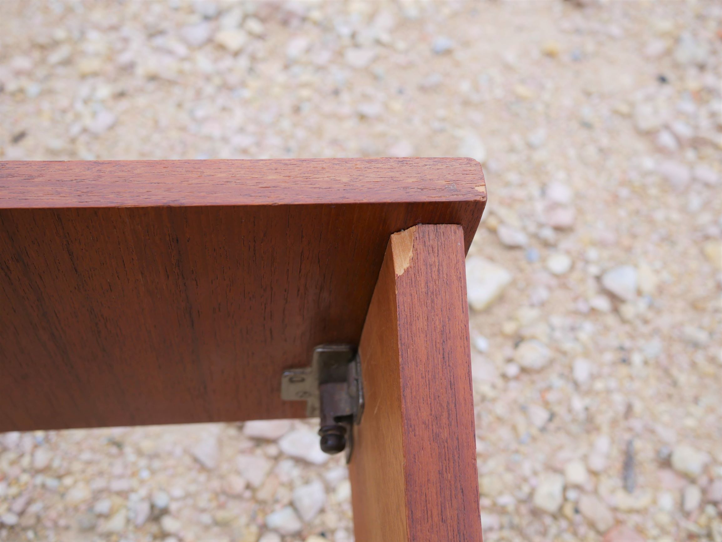 Scandinavian teak bed