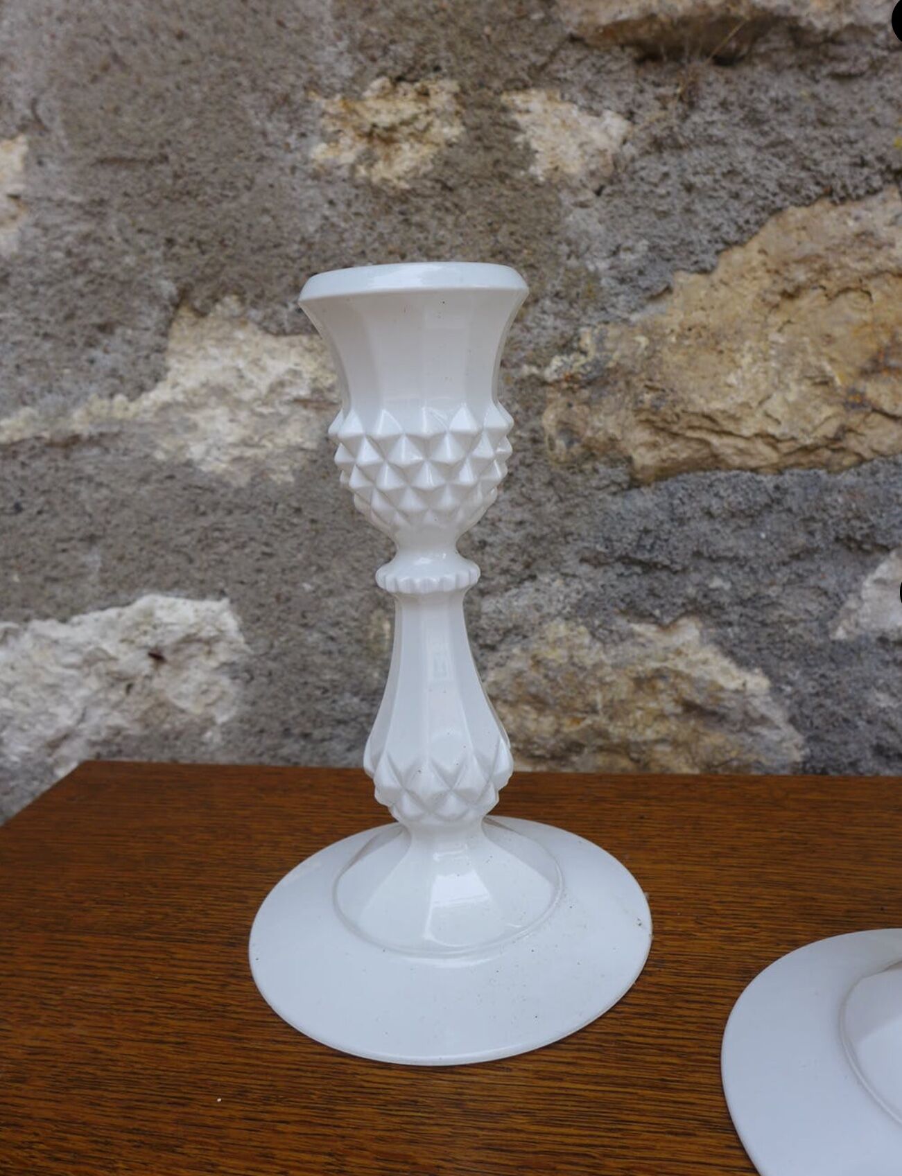 Paire de bougeoirs