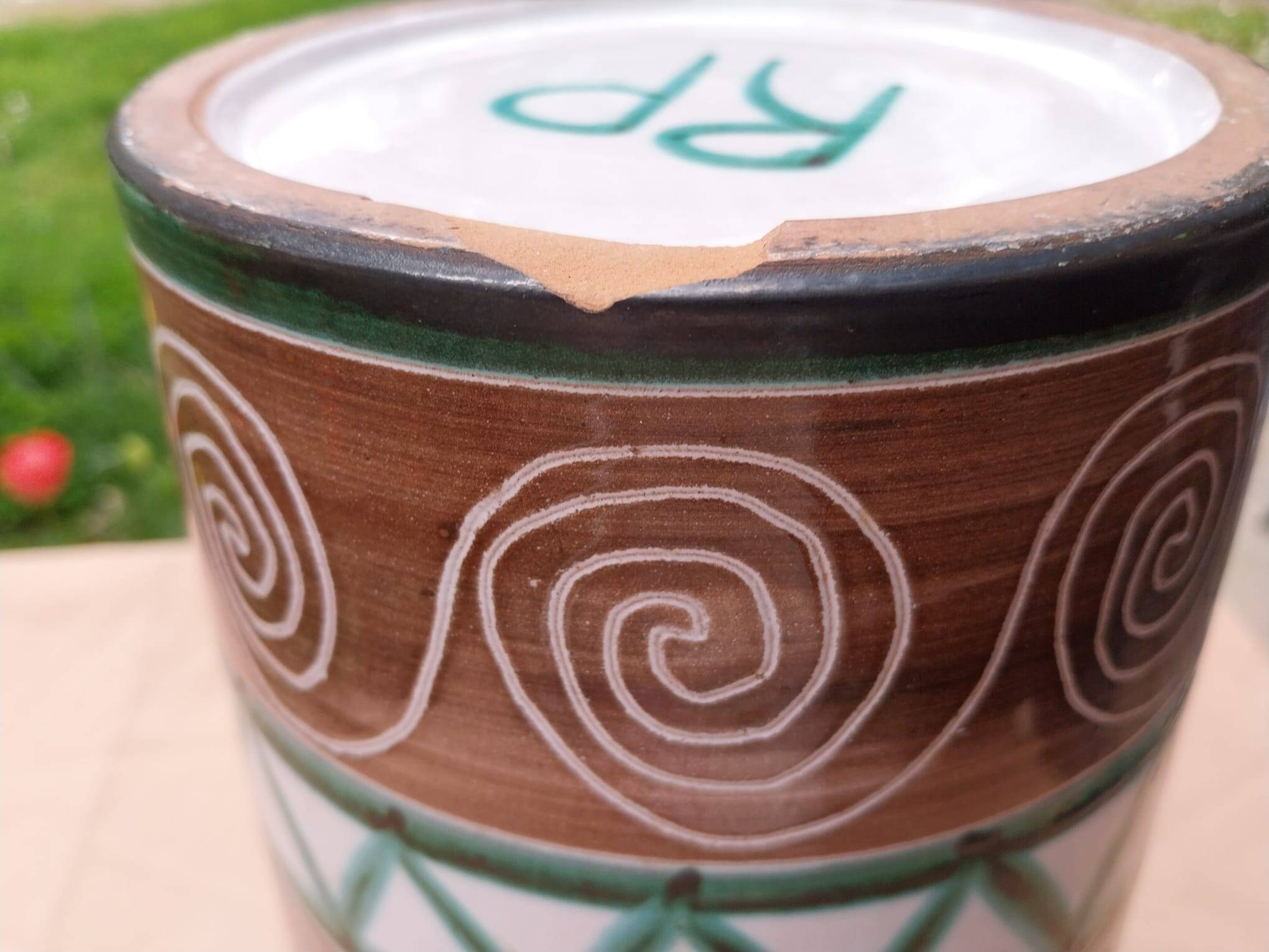 Large vase by Robert Picault