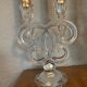 Paire bougeoirs cristal Vannes