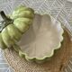 Vintage pumpkin-shaped soup tureen - decorative ceramic piece