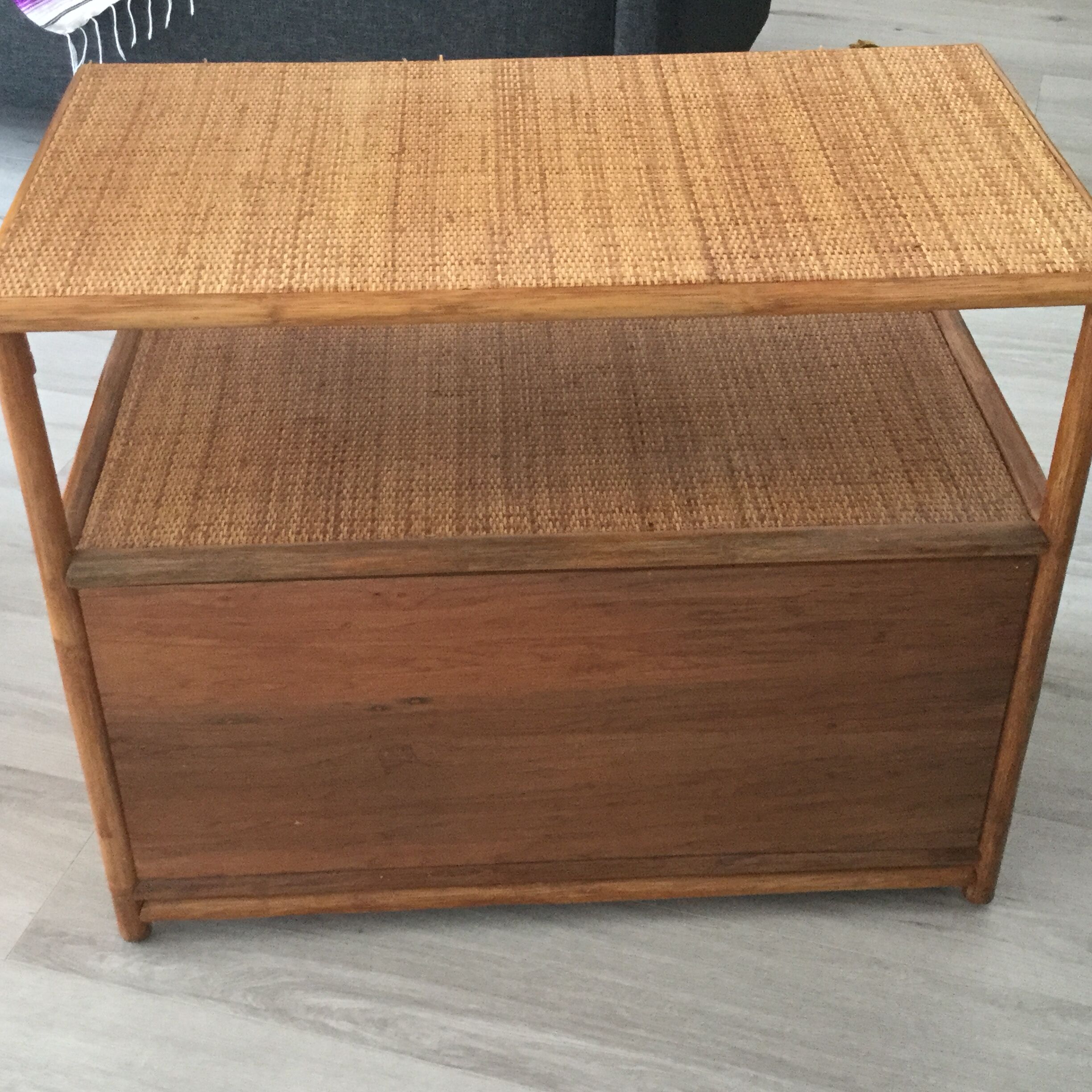 Rattan and bamboo TV furniture