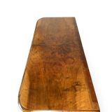 Italian art deco burl walnut chest of drawers, 1930s/1940s