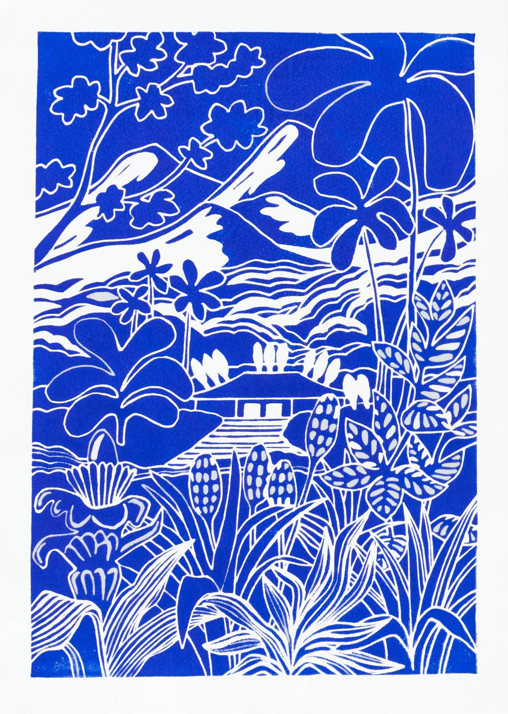 Balata Klein - Linocut