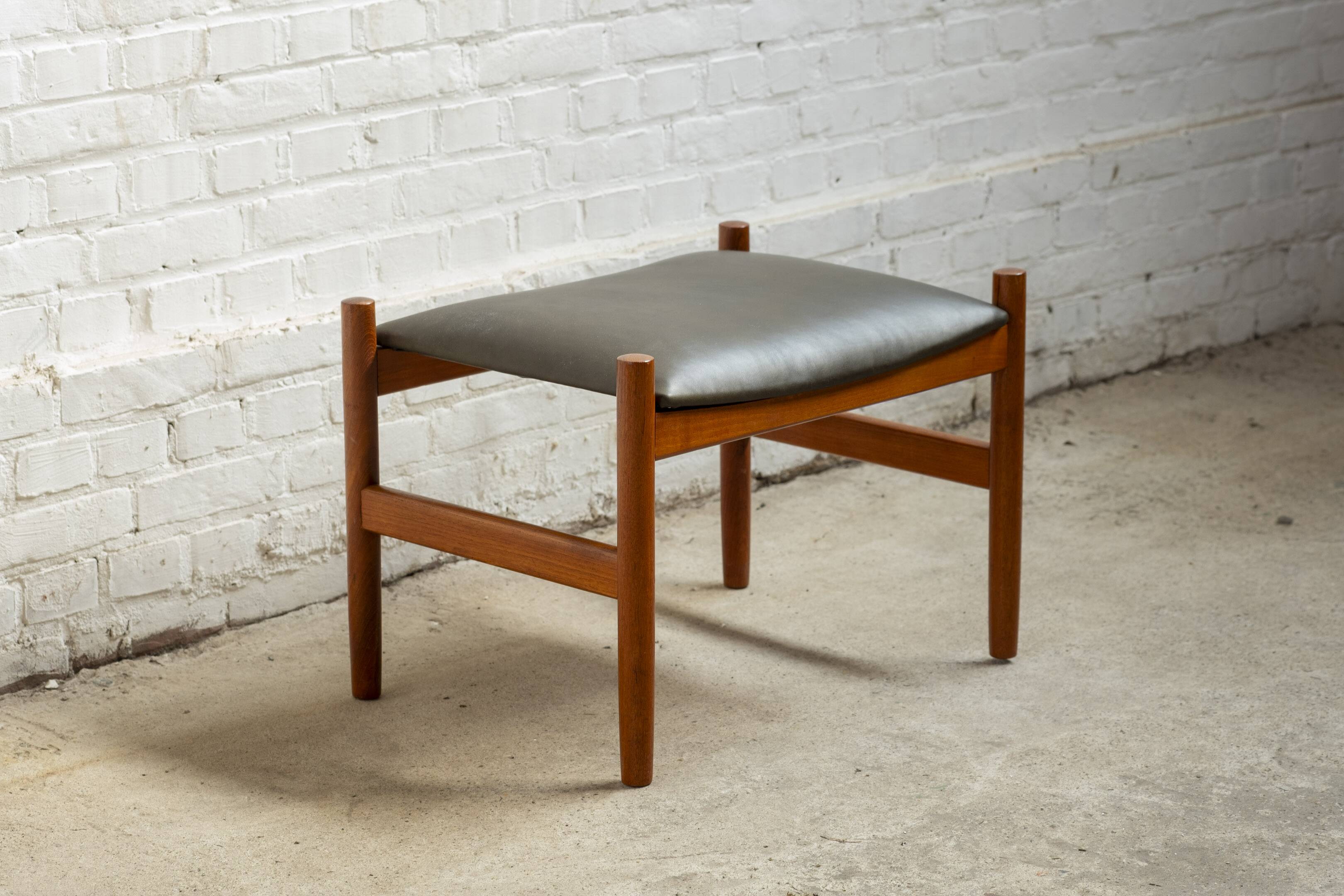 Hugo Frandsen Ottoman by Spøttrup, 1960s Denmark