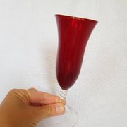 4 multicoloured champagne flutes