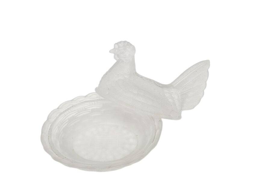 Polish candyer from Ząbkowice Glasswork, Poland, 1950s