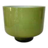 Empty pot cover pocket green glass paste