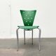 Postmodern green Italian accent chair, 1980s
