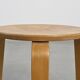Tabouret bas par Hans Bellmann, éd. Horgen Glarus, Suisse, vers 1950